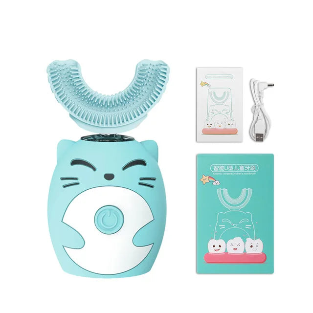Automatic USB Rechargeable Kids U Shape Toothbrush childrensterritory
