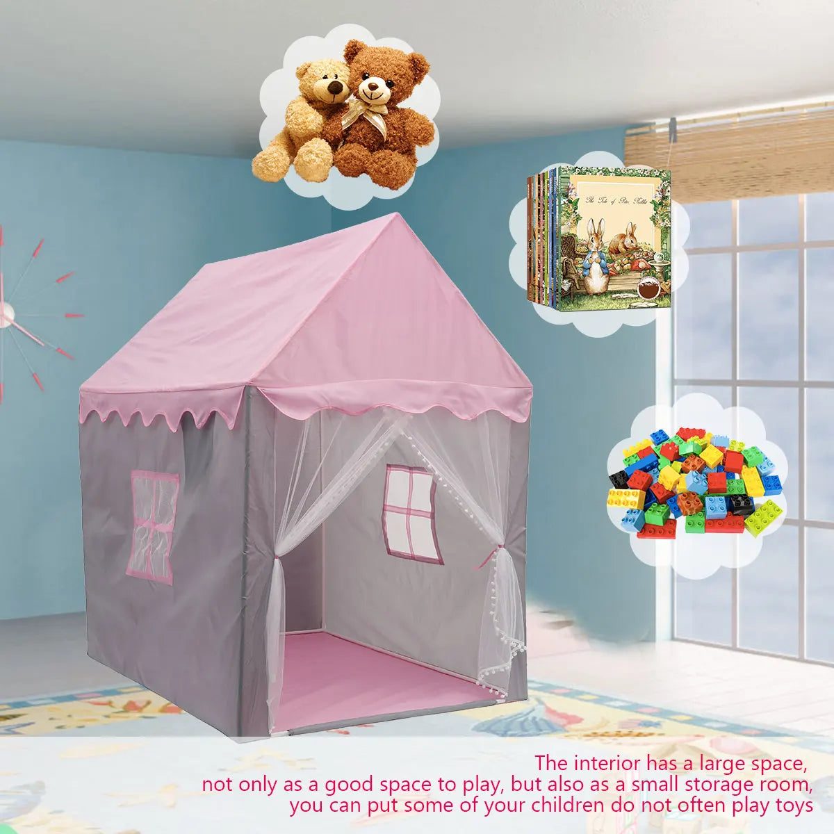 Kids Christmas Outdoor Fun Playhouse Tent childrensterritory
