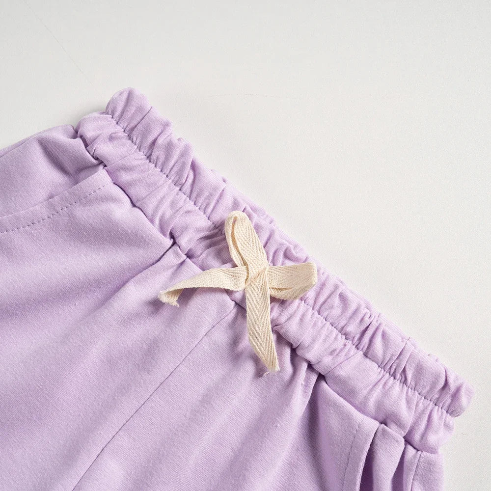 Causal Outfit Set for Girls with Butterfly Pattern for Summer. childrensterritory