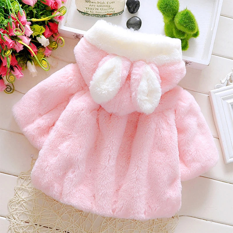 Baby Kids Cartoon Design Hooded Soft Jacket childrensterritory