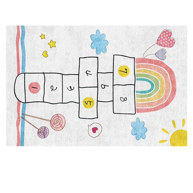 Cartoon Design Learning Kids Room Carpet for Crawling Jumping childrensterritory