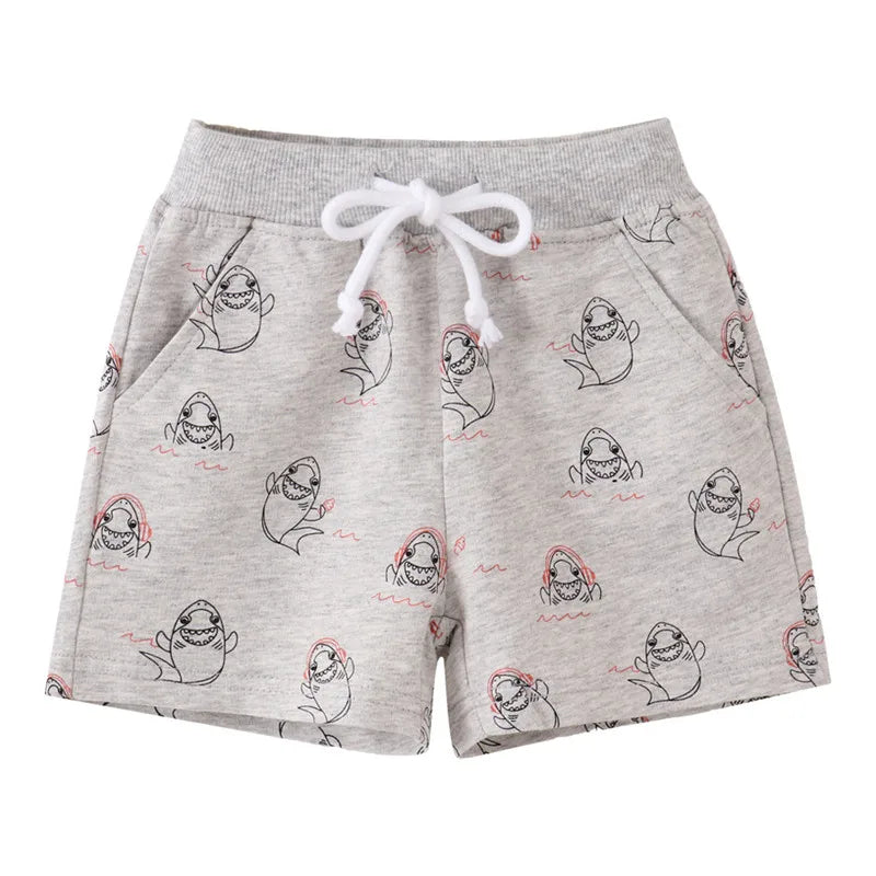 Animal Cartoon Print Kids Boys Shorts Summer Pants childrensterritory