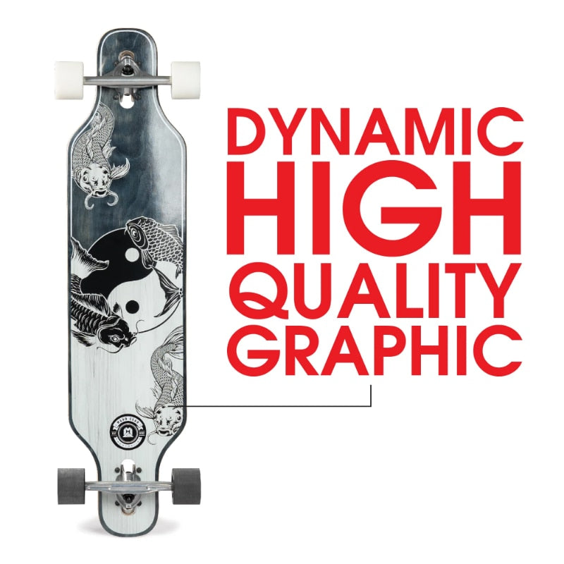 Maple Deck Black White Skateboard 70mm Wheels childrensterritory