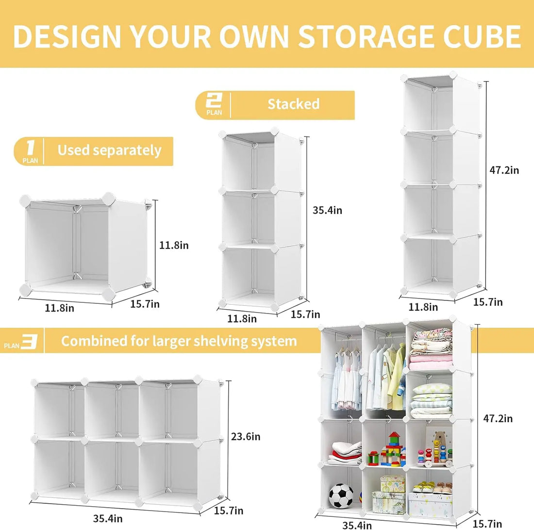 Portable Baby/Kids Storage Wardrobe for Closet childrensterritory