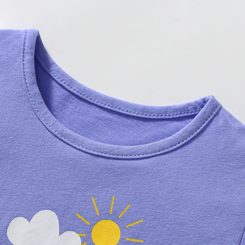 Cartoon Unicorn Design Little Girls&