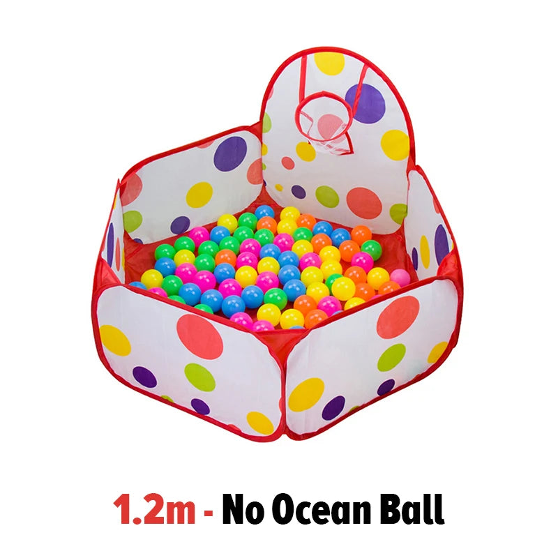 Foldable Shootable Ball Pit Play Tent for Kids Holiday Gifts