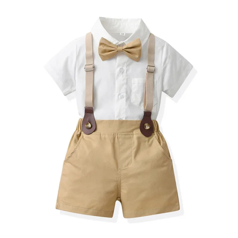 Little Boys Elegant Gentlemen Clothes Sets for Birthday Party