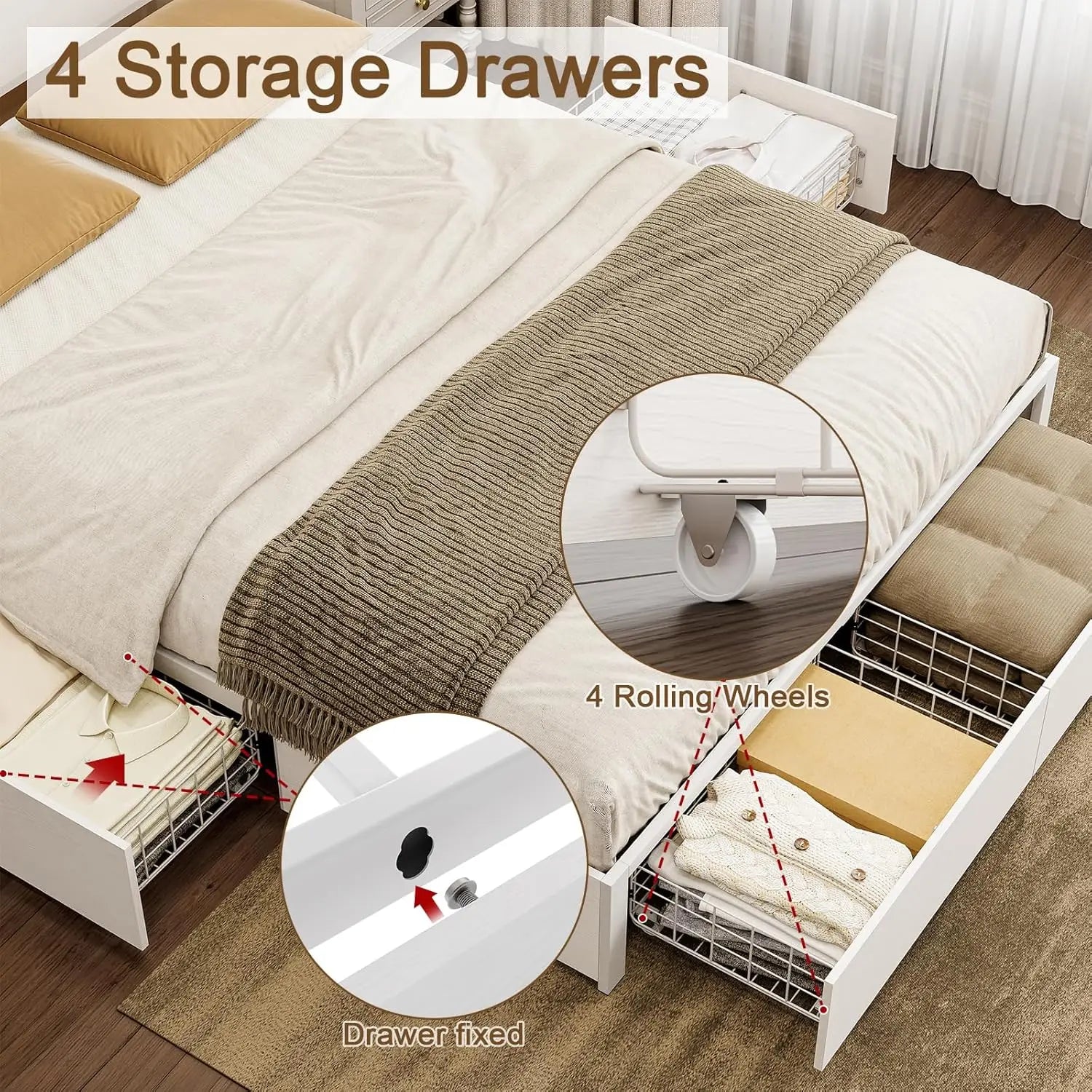 Smart Design Luxury Kids Comfort Bed Frame childrensterritory