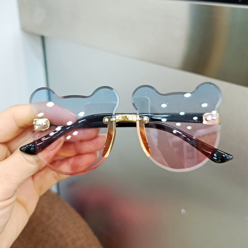 Kids Bear Shape Anti-glare Sun Glasses for Girls Boys childrensterritory