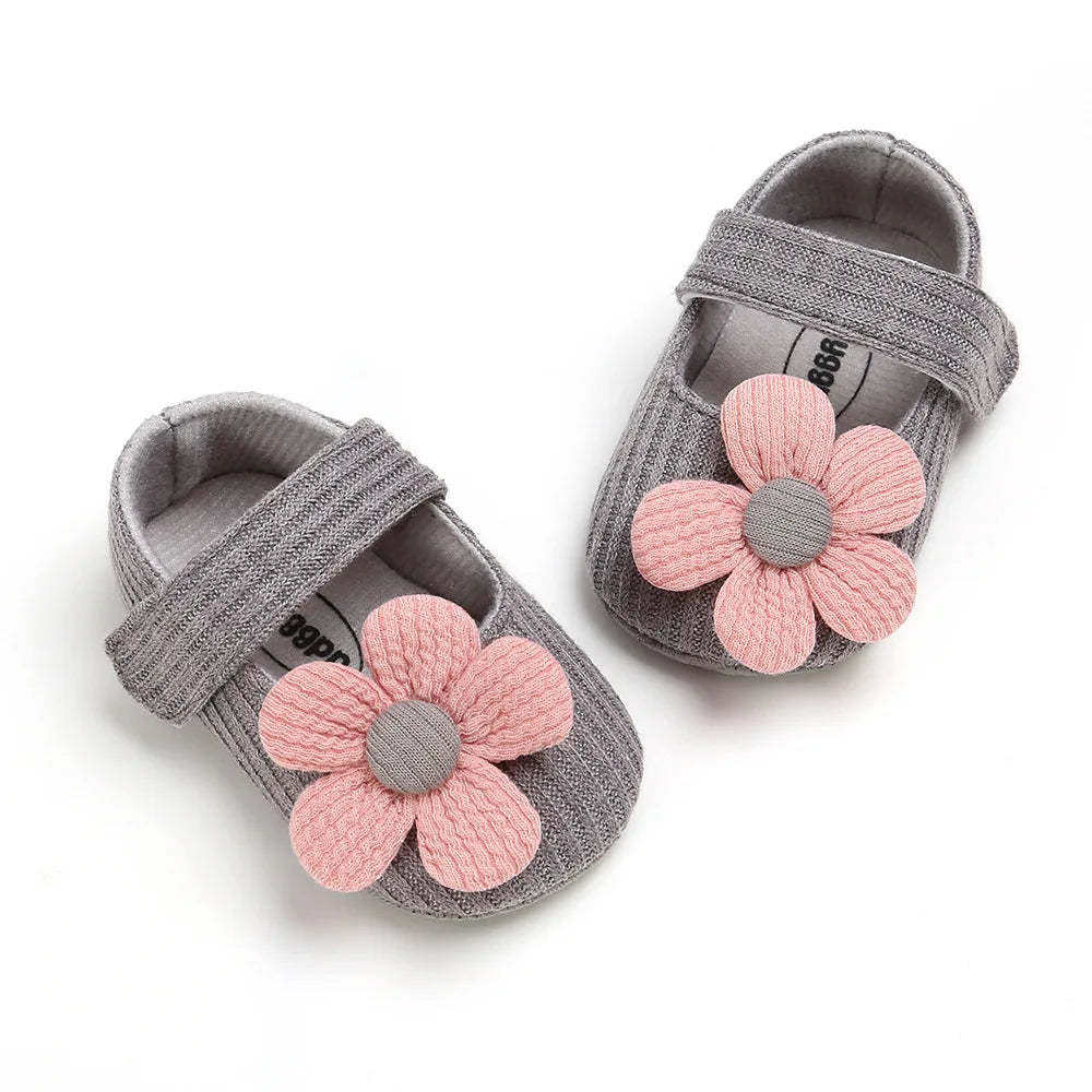 PU Anti-Slip Baby Girls Princess First Walker Shoes childrensterritory