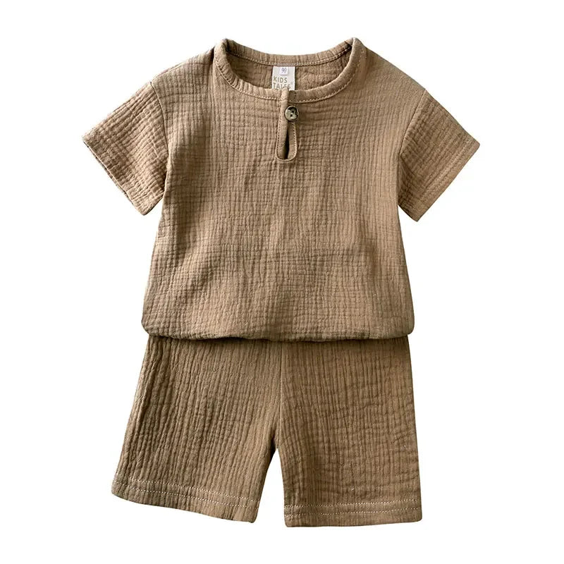 Short-Sleeved Casual Summer Outfits For Boys childrensterritory