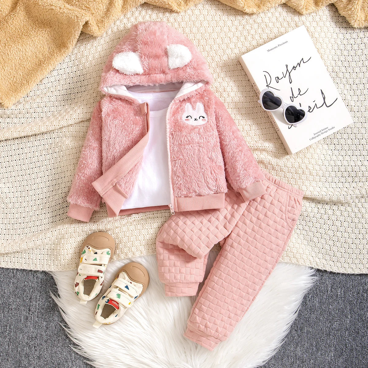 Baby Kids Cartoon Design Soft Warm Outfit childrensterritory