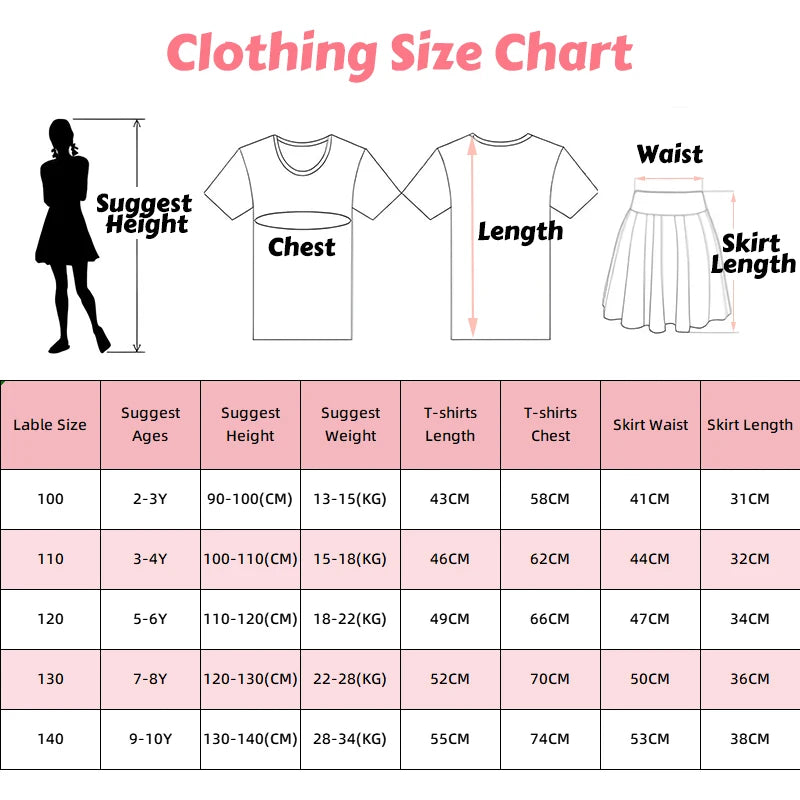 Kids Girls Marie Cat Design Summer T-shirt & Tutu Skirt Set childrensterritory