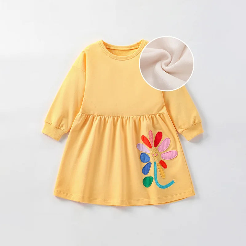 Long-Sleeved Cartoon Print Winter Hoodies For Kids childrensterritory