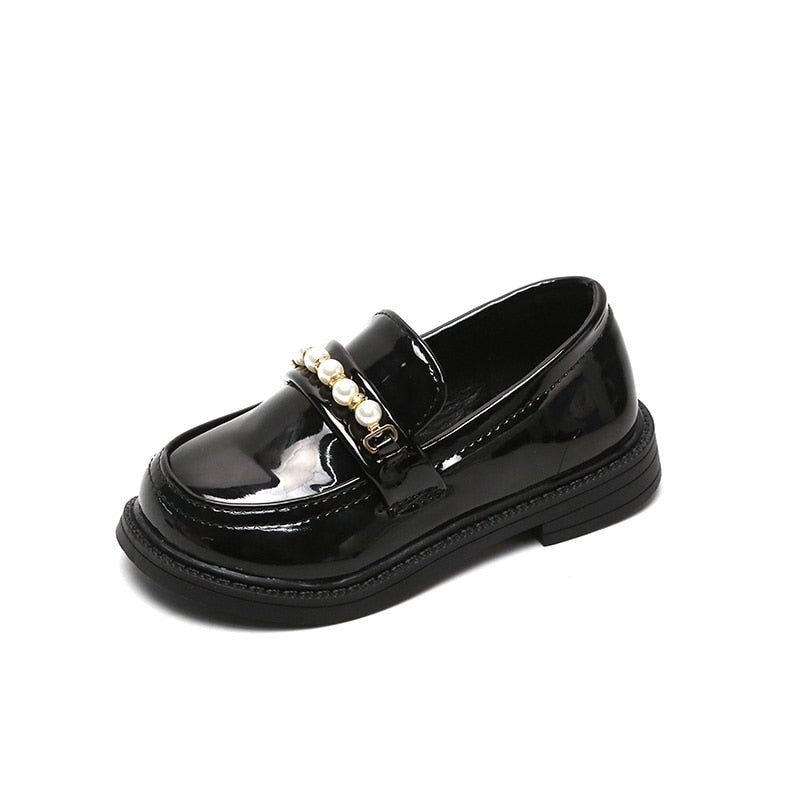 Kids Boys Girls British Style Leather Shoes for Party childrensterritory