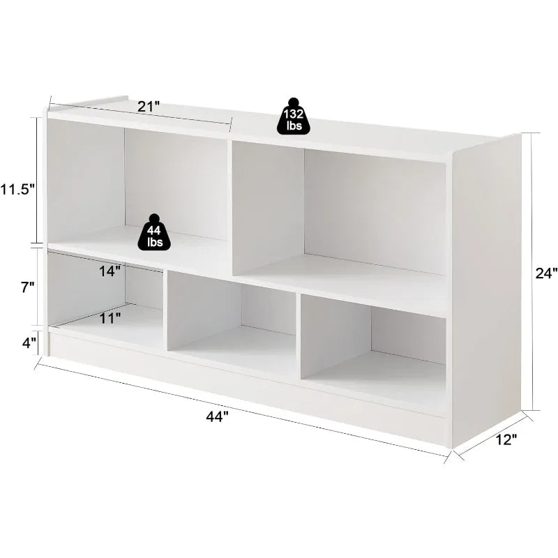 Kids Storage Cabinet Flexible Stackable Bookcase