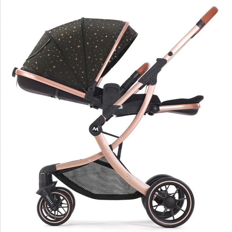 Elevated Baby Stroller with Lightweight Eggshell Design childrensterritory