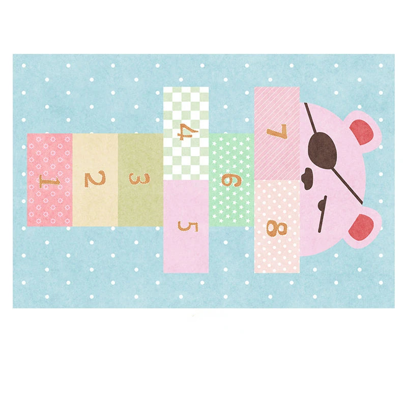 Cartoon Design Learning Kids Room Carpet for Crawling Jumping childrensterritory
