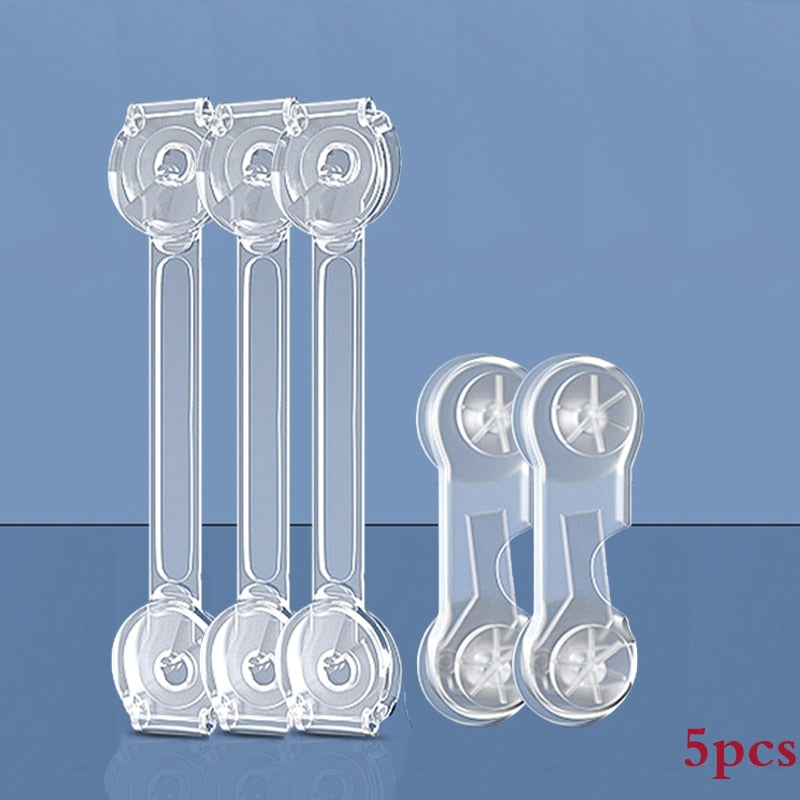 Anti-opening 3/5 Pieces Baby Cabinet Locks Protection Buckle childrensterritory