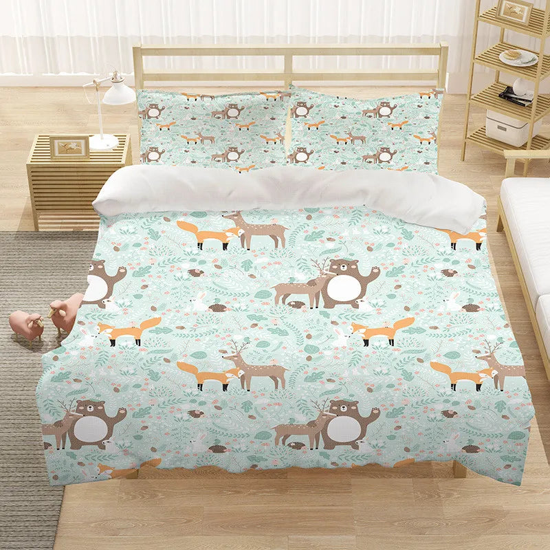 3D Print 2/3 Bedding Set for Kids Bedroom