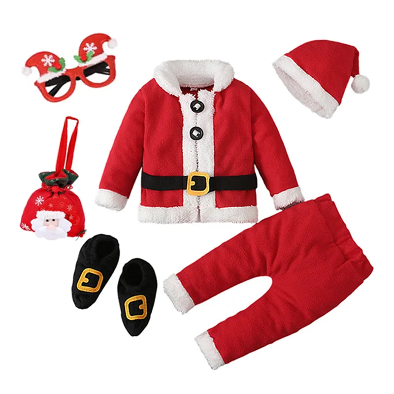 Santa Claus Cosplay Costume Set for Baby/Kids childrensterritory