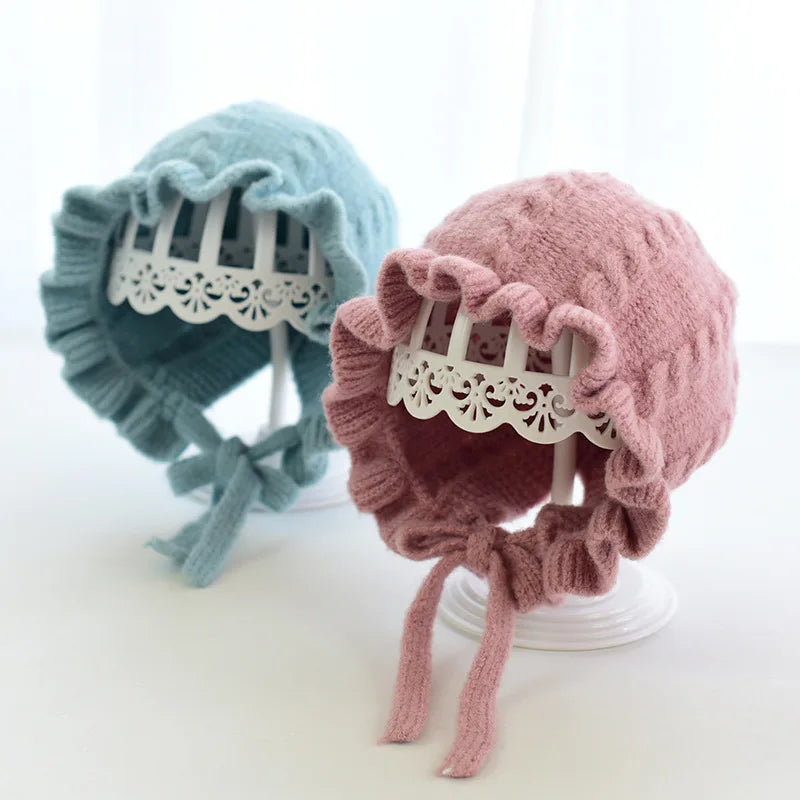 Ear Protection Warm Woolen Knitted Baby Hat childrensterritory