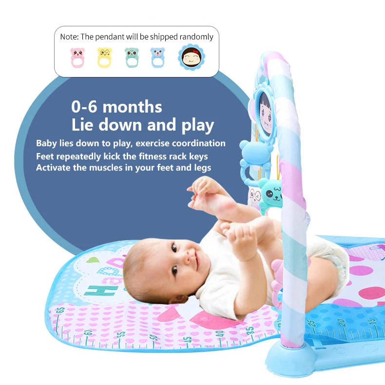 Musical Pedal Piano Baby Fitness Game Mat childrensterritory