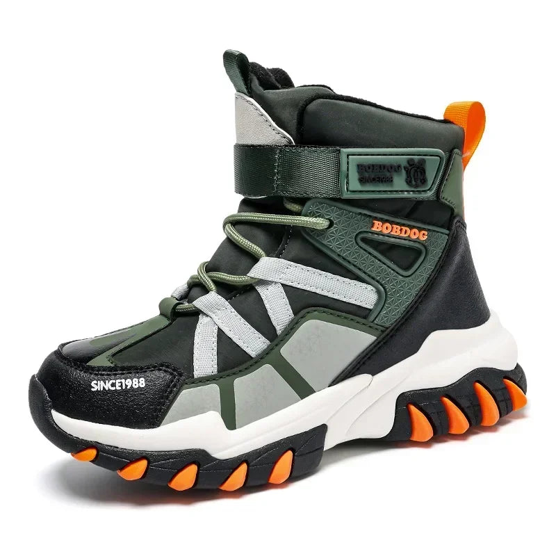 Boys Stylish Winter Long Warm Snow Boots childrensterritory
