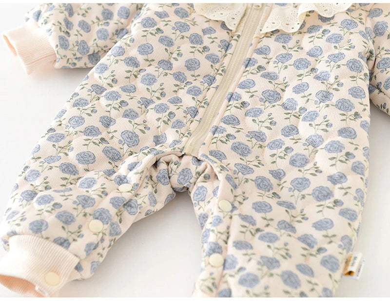 Baby Kids Long-Sleeved Warm Bodysuits