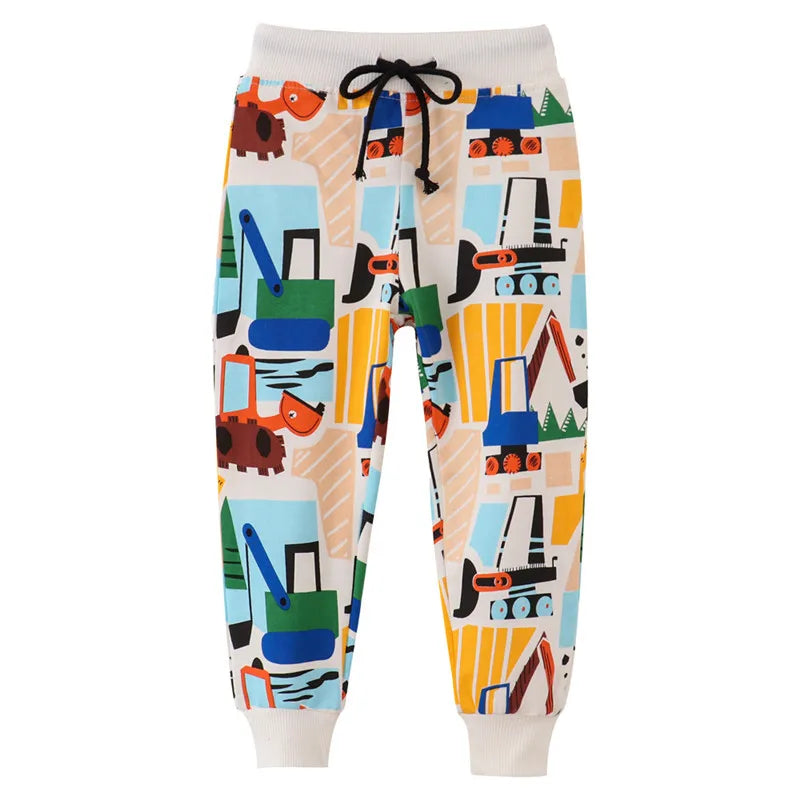 Kids Boys Full Length Animals Print Sweatpants childrensterritory