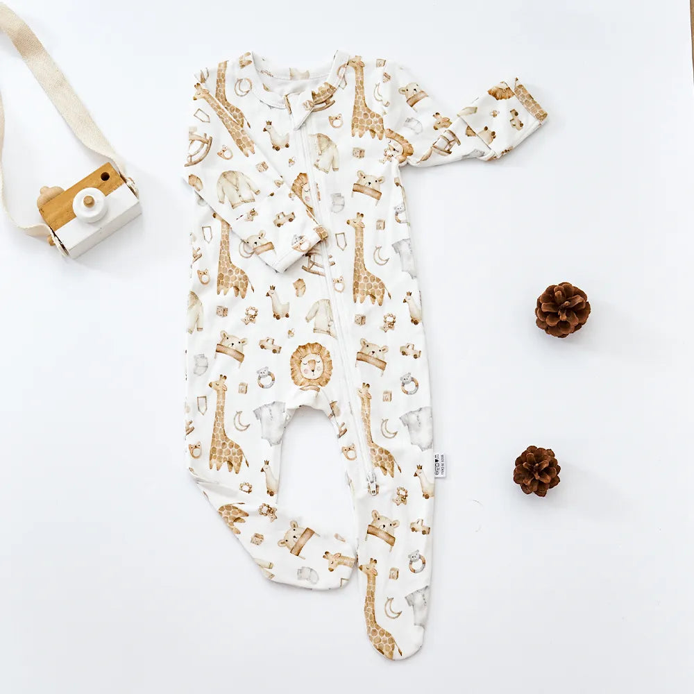 Newborn Nordic Pattern Bamboo Cotton Romper childrensterritory