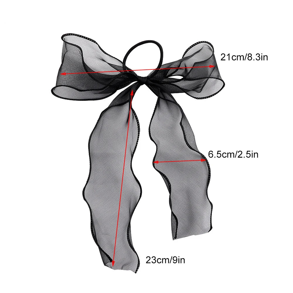 Lace Hair Rope Girls Streamer Elastic Hair Bands