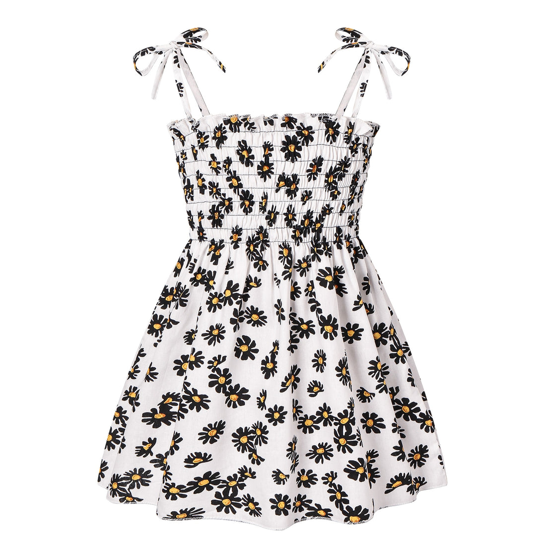 Kids Girl Sleeveless Floral Sling Summer Dresses childrensterritory