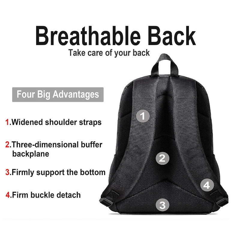 Personalized Large Capacity Kids School Bags with Your Photos Logo