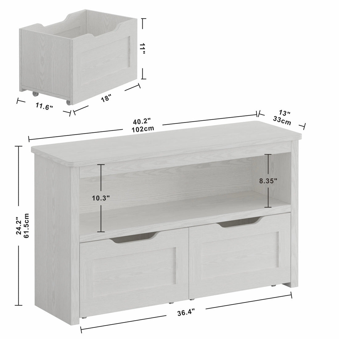 Kids Moveable Toy Storage Organizer for Nursery childrensterritory