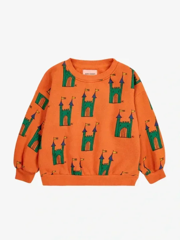 Kids Long-sleeved Round Neck Printed Sweatshirts childrensterritory