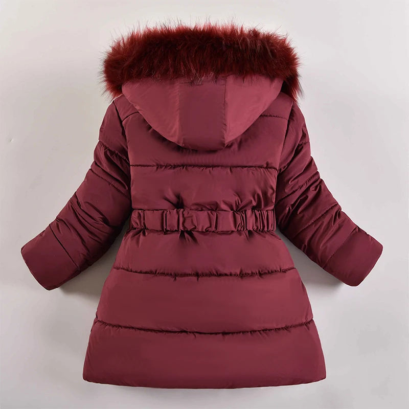 Kids Girls Winter Thicken Coat/Snow Hoodie Jacket