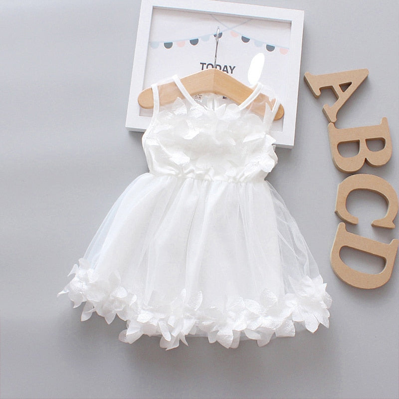 Baby Girl Flower Fairy Summer Birthday Party Dresses childrensterritory