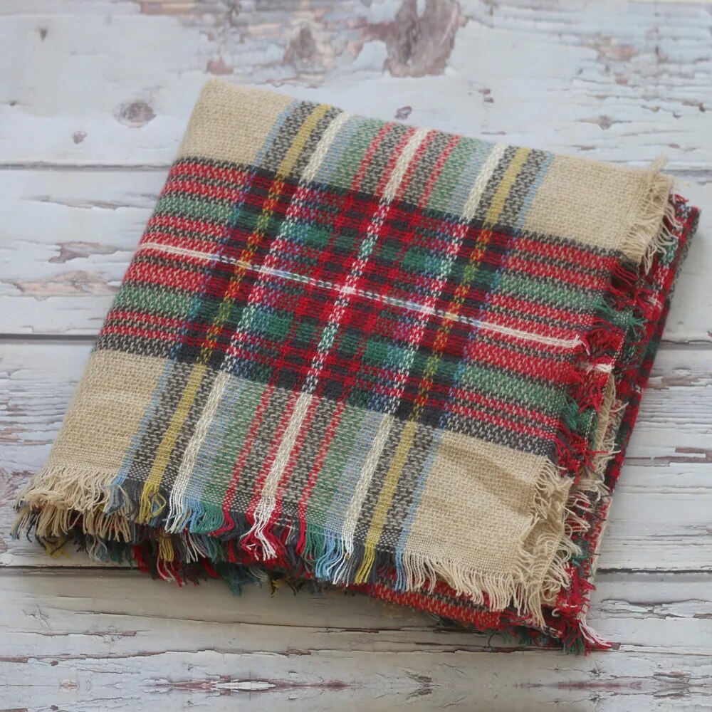 Newborn Christmas Hat and Blanket Wraps Photo Props childrensterritory