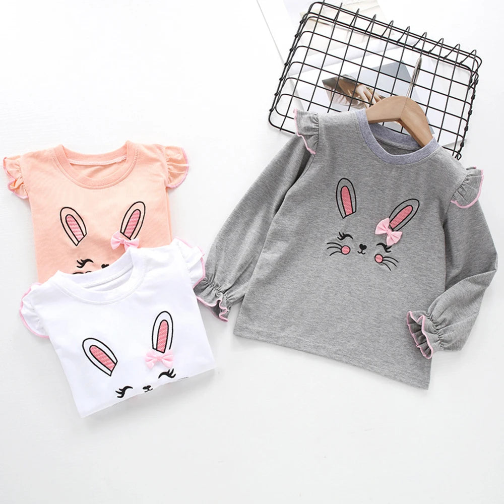 Kids Girl Cute Print Casual Sweatshirt And Pants 2-Piece Tracksuit