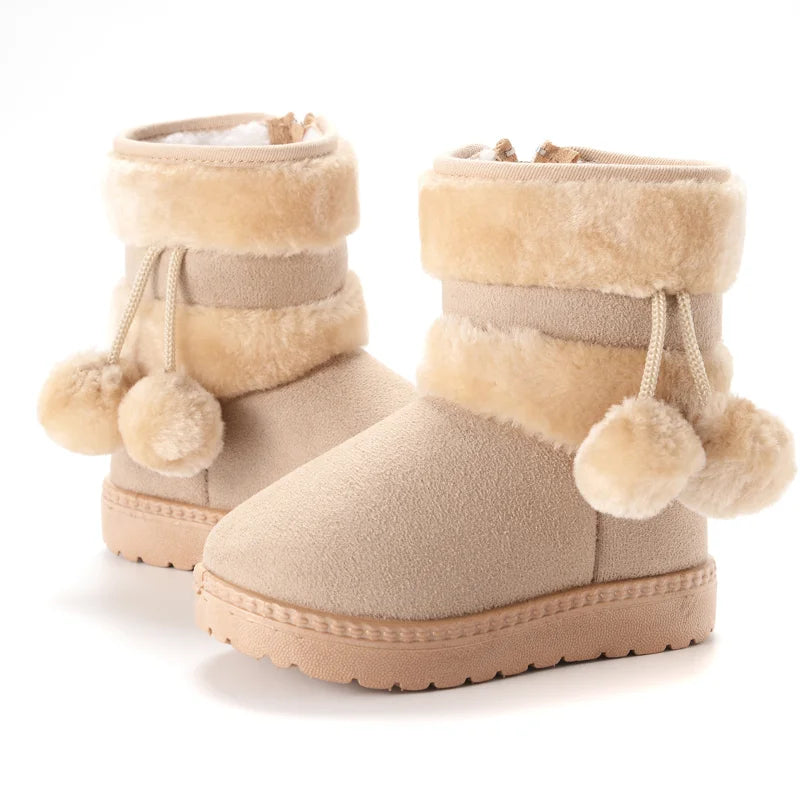Infant Warm Cozy Fleece Snow Boots