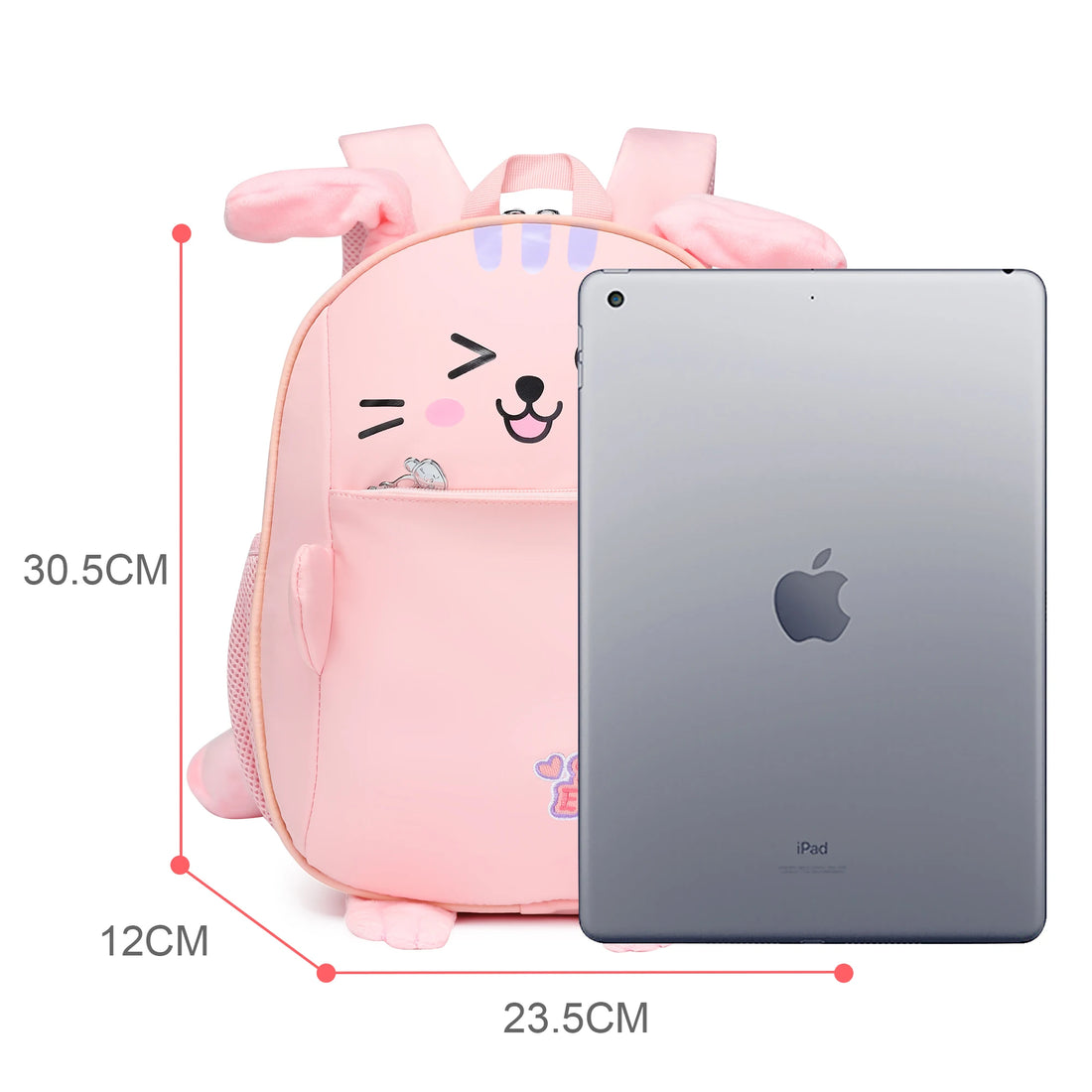 Rabbit Pattern Kids School Backpack Luggage Bag