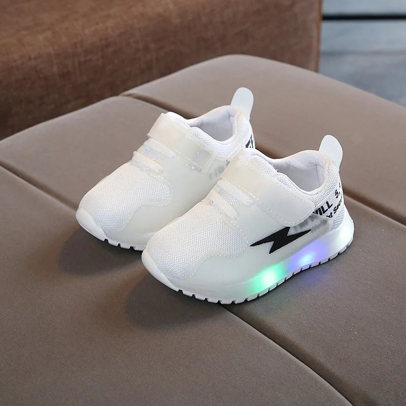 Breathable Kids Luminous Tennis Sports Shoes childrensterritory