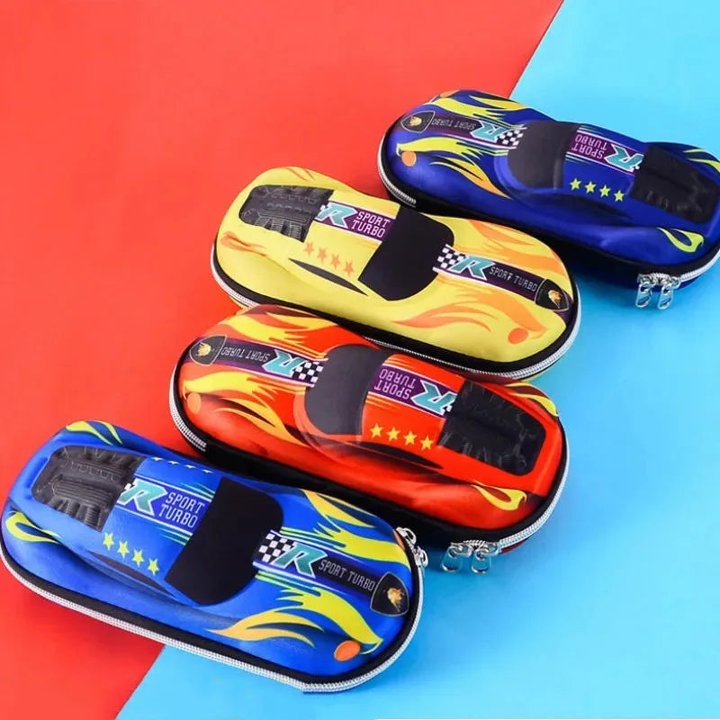 3D Racing Car Design Pencil Cases For Children childrensterritory