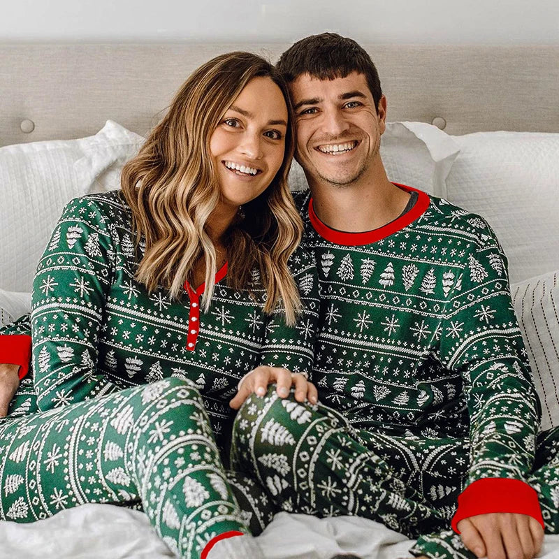 Family Matching Christmas Sleepwear Pajamas Set childrensterritory