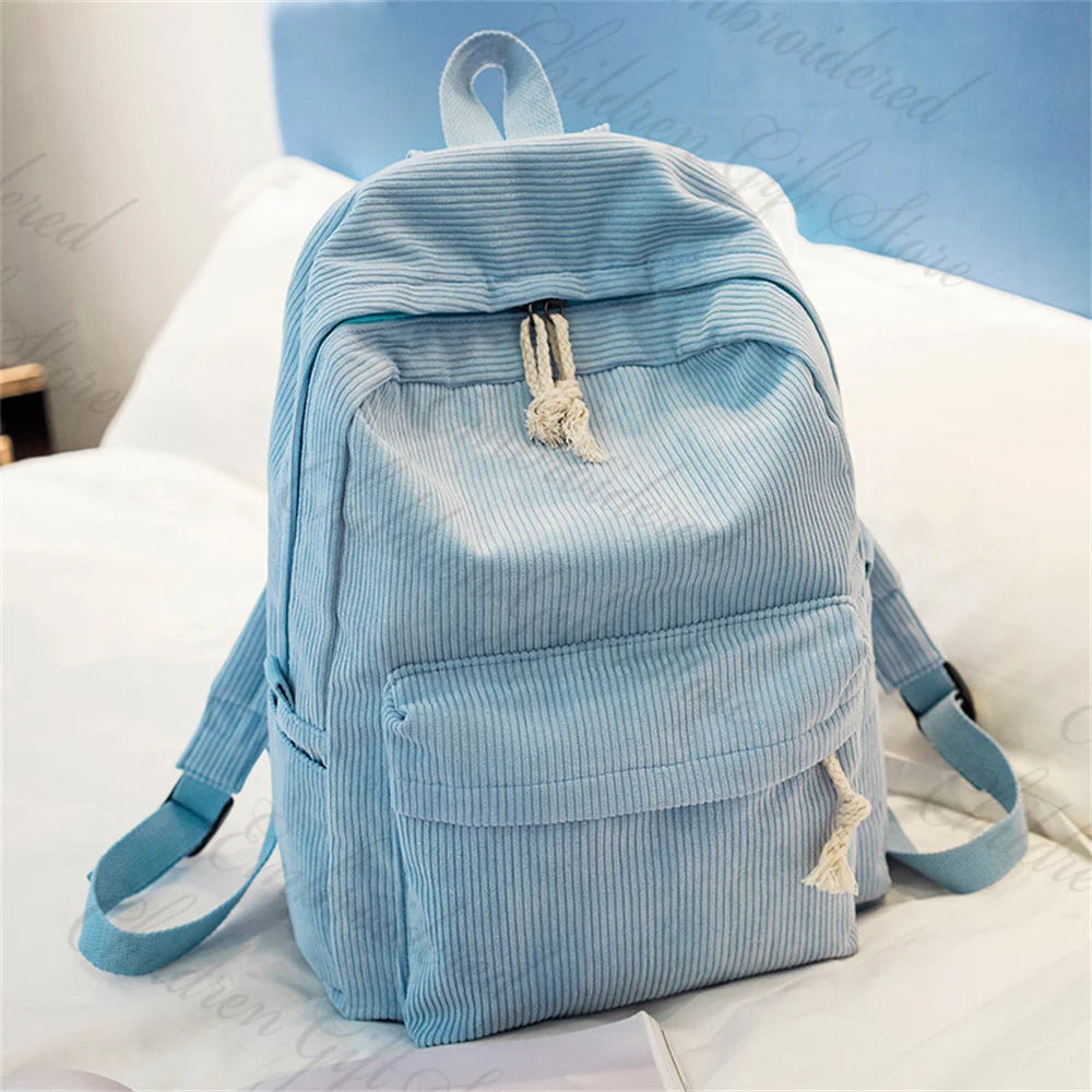 Ultra Soft Casual Backpack with Custom Name for Kids or Adults