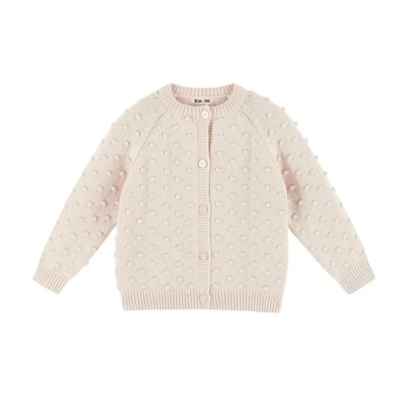 Toddler Girls Lovely Knitted Cardigan for Winters childrensterritory