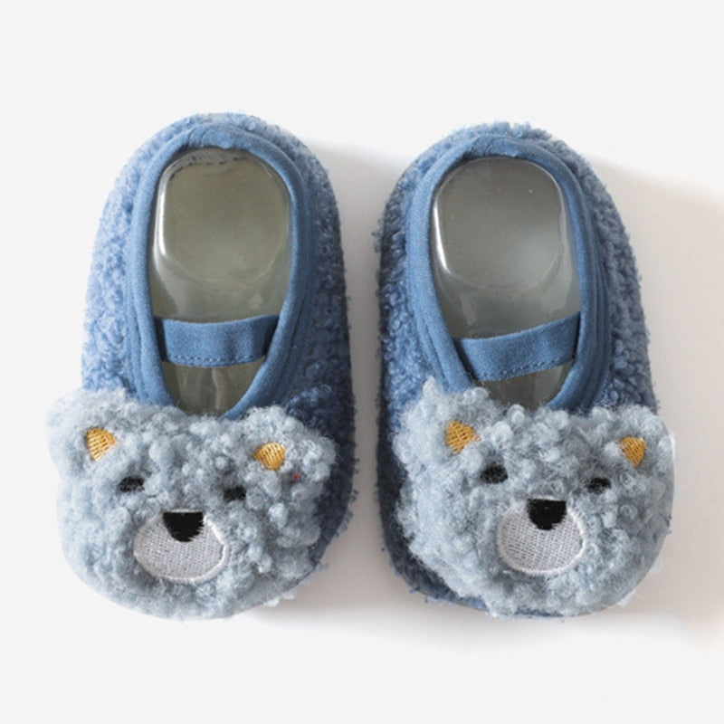 Baby Boys Girls Warm Anti-slip Floor Socks First Walker childrensterritory