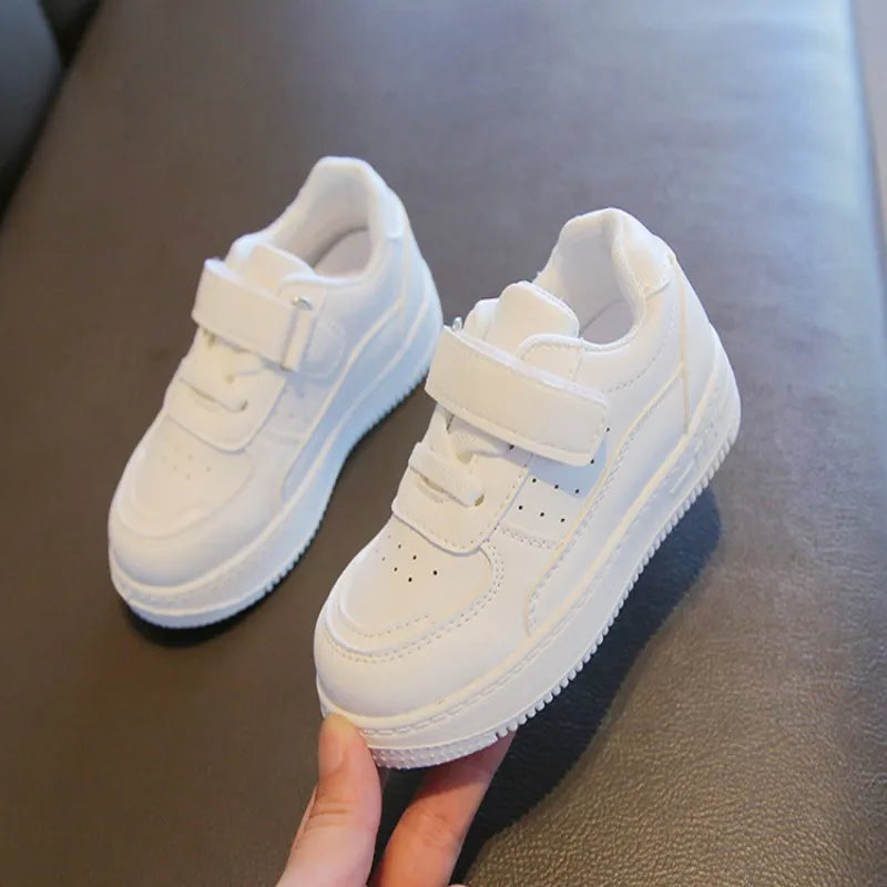 Kids Boys/Girls Soft Soled White Sports Shoes childrensterritory