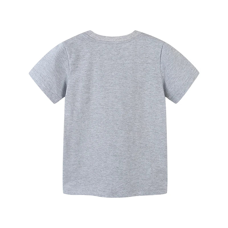 Kids Boys Helicopter Printed Summer T-shirt childrensterritory